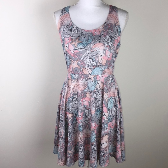 little mermaid skater dress